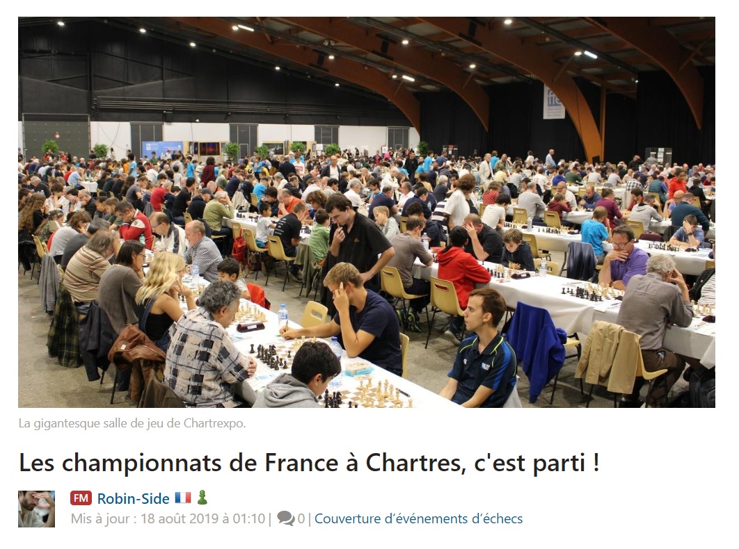 Confinement : le C'Chartres échecs a organisé un tournoi en ligne -  Chartres (28000)